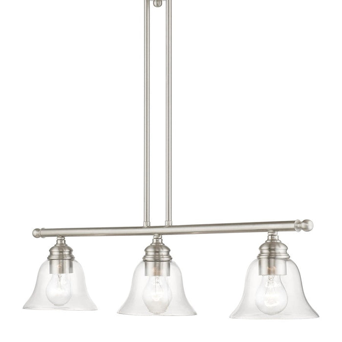 Livex Moreland 3 Light Linear Chandelier