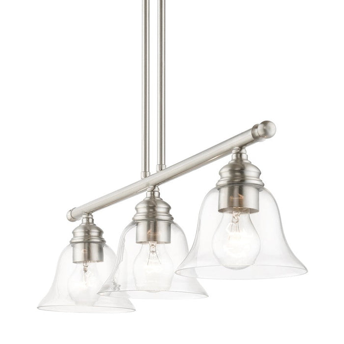 Livex Moreland 3 Light Linear Chandelier