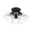 Livex Moreland 1 Light Small Semi-Flush Mount