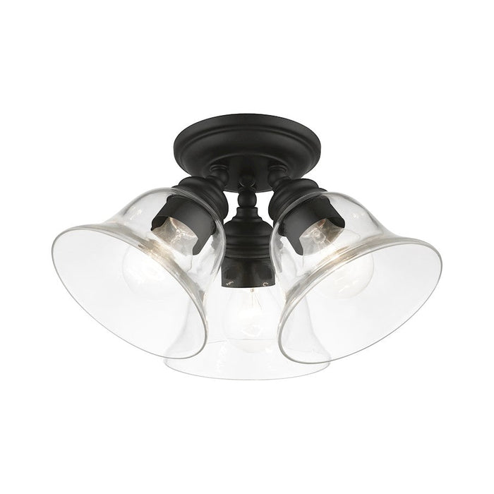 Livex Moreland 1 Light Small Semi-Flush Mount