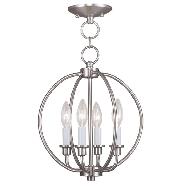 Livex Lighting Milania Convertible Chain Hang/Ceiling Mount