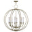 Livex Milania 8 Light Chandelier, Antique Brass - 4668-01