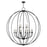 Livex Milania 15 Light Chandelier, Black with Brushed Nickel Accents - 46690-04