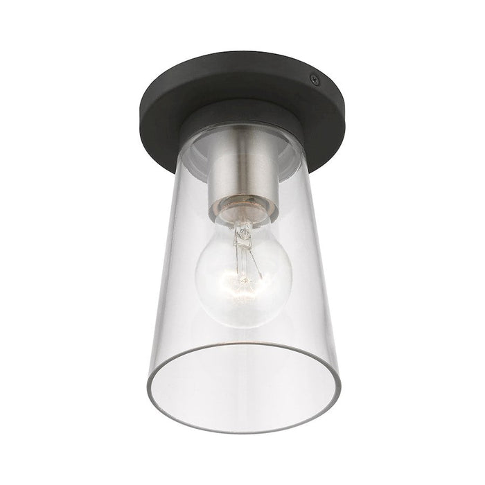 Livex Cityview 1 Light Small Flush Mount