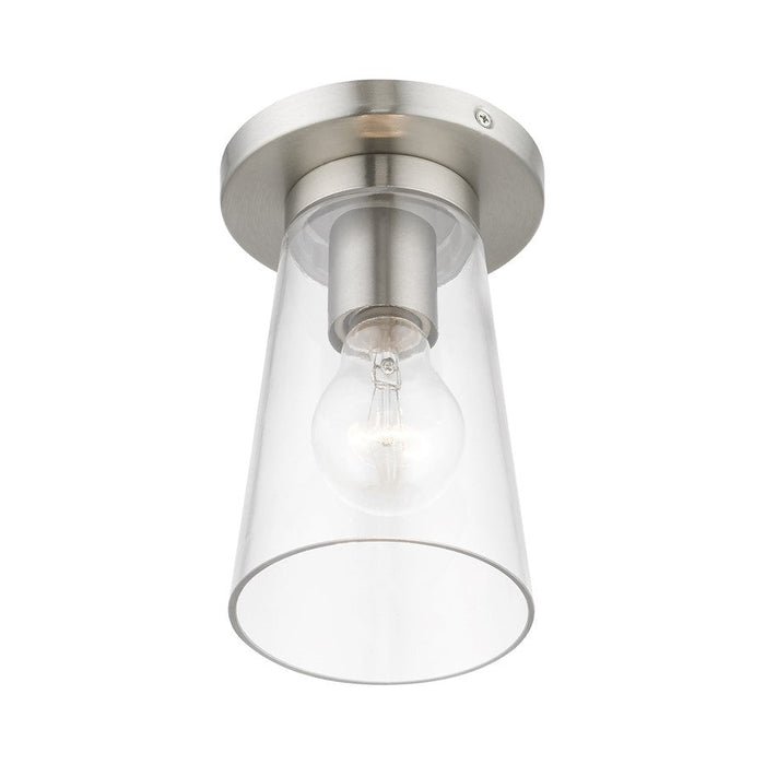 Livex Cityview 1 Light Small Flush Mount