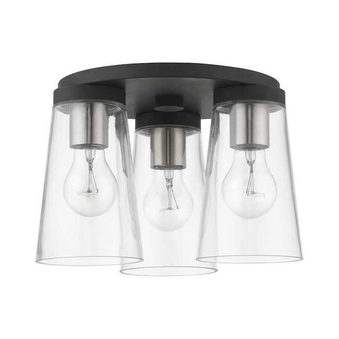 Livex Cityview 1 Light Small Flush Mount