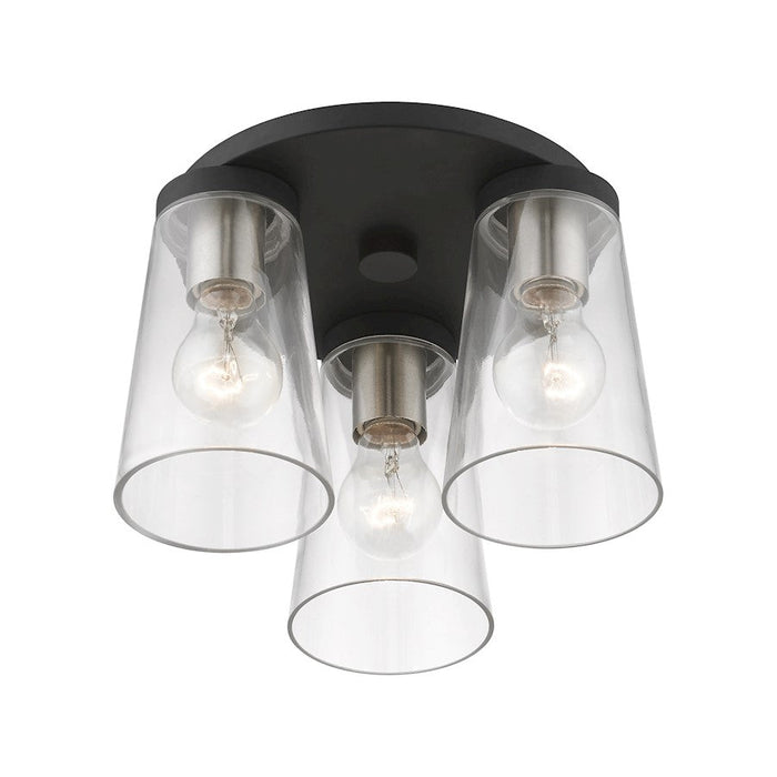 Livex Cityview 1 Light Small Flush Mount