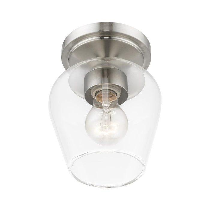 Livex Willow 1 Light Flush Mount