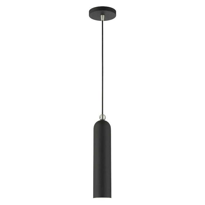 Livex Ardmore 1 Light Pendant, Black - 46751-04