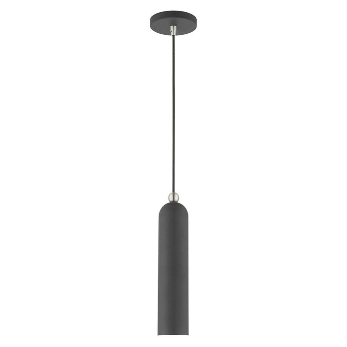 Livex Ardmore 1 Light Pendant, Scandinavian Gray - 46751-76