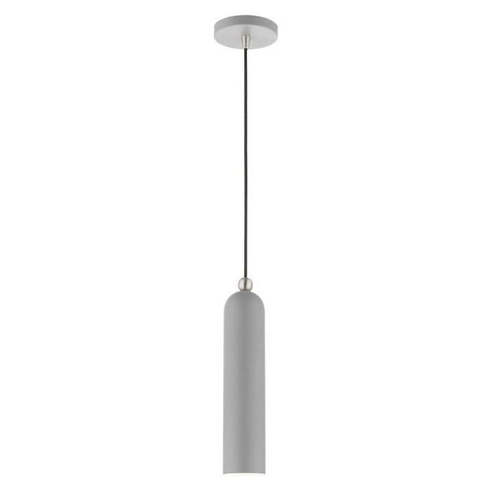 Livex Ardmore 1 Light Pendant, Nordic Gray - 46751-80