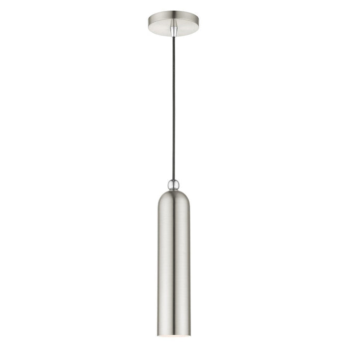 Livex Ardmore 1 Light Pendant, Brushed Nickel - 46751-91