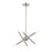 Livex Soho 6 Light Chandelier, Brushed Nickel - 46773-91