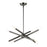 Livex Soho 8 Light Chandelier, Black Chrome