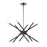 Livex Soho 12 Light Chandelier, Black Chrome