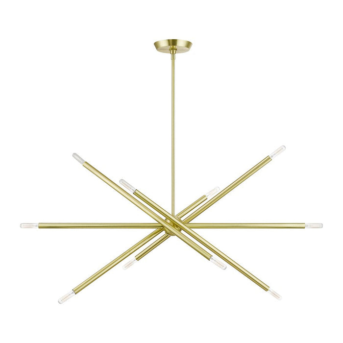 Livex Soho 10 Light Linear Chandelier