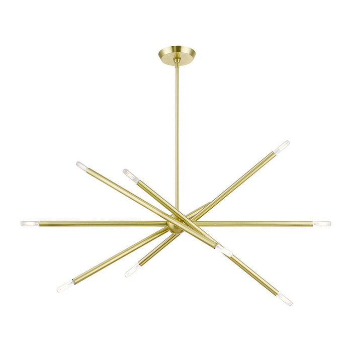 Livex Soho 10 Light Linear Chandelier