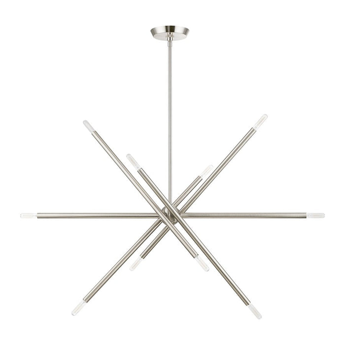 Livex Soho 10 Light Linear Chandelier