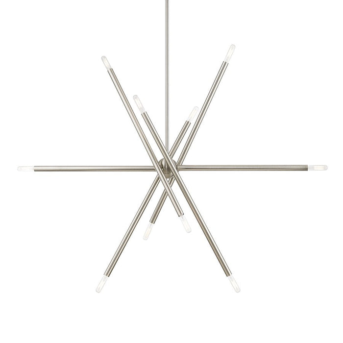 Livex Soho 10 Light Linear Chandelier