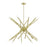 Livex Soho 20 Light Large Chandelier, Satin Brass - 46779-12