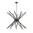 Livex Soho 20 Light Large Chandelier, Black Chrome - 46779-46