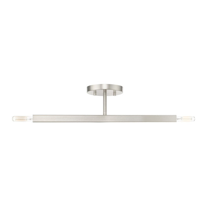 Livex Monaco 2 Light Semi-Flush Mount