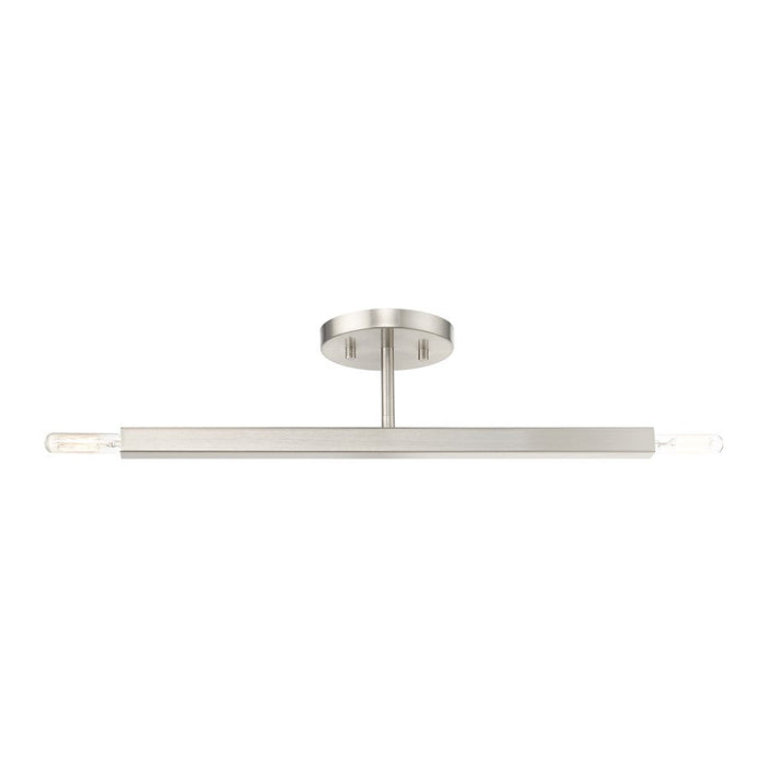 Livex Monaco 2 Light Semi-Flush Mount