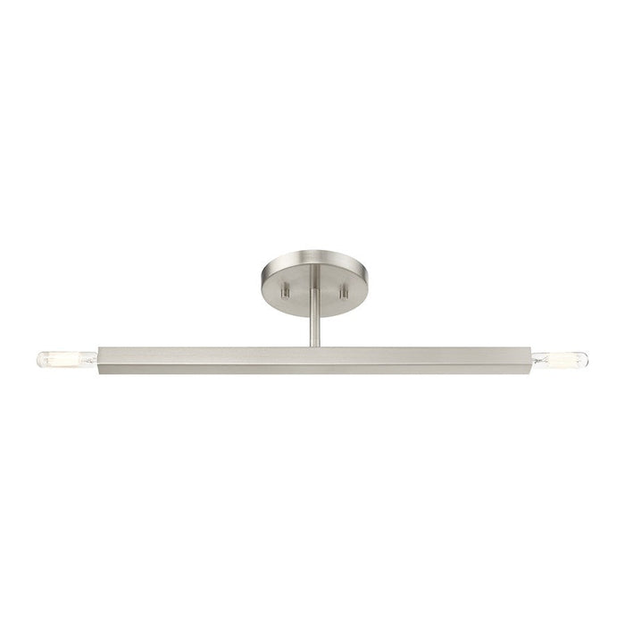 Livex Monaco 2 Light Semi-Flush Mount