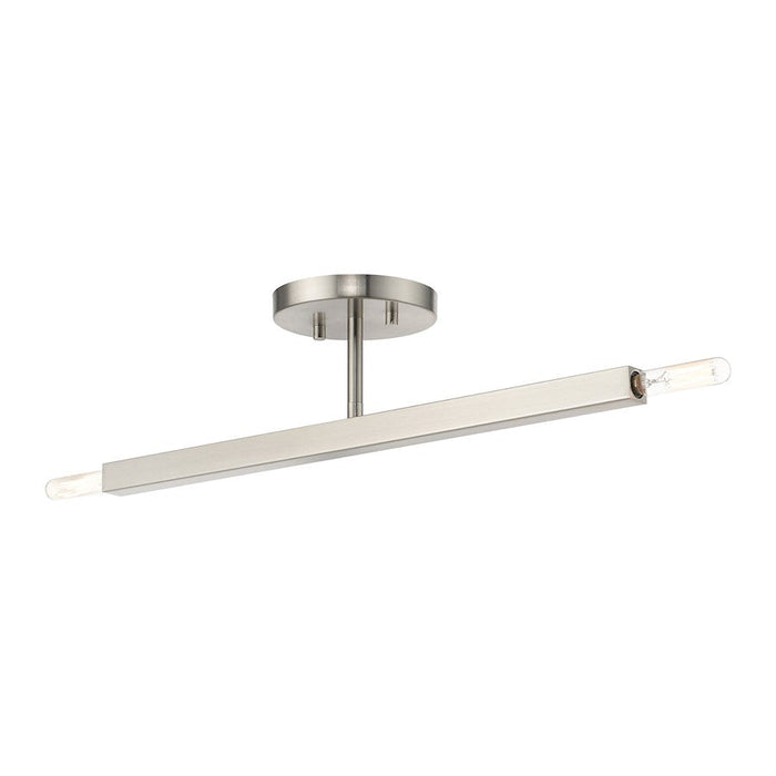 Livex Monaco 2 Light Semi-Flush Mount