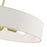 Livex Venlo Drum Pendant, Brass/White/Off-White