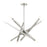 Livex Monaco 10 Light Chandelier, Brushed Nickel - 46986-91