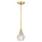 Livex Brussels 1 Light Crystal Single Pendant