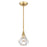 Livex Brussels 1 Light Crystal Single Pendant