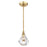 Livex Brussels 1 Light Crystal Single Pendant