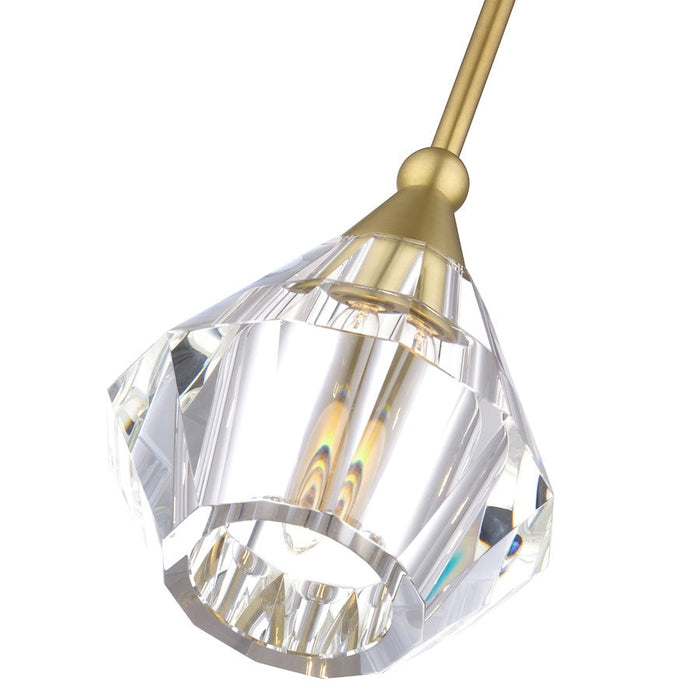 Livex Brussels 1 Light Crystal Single Pendant