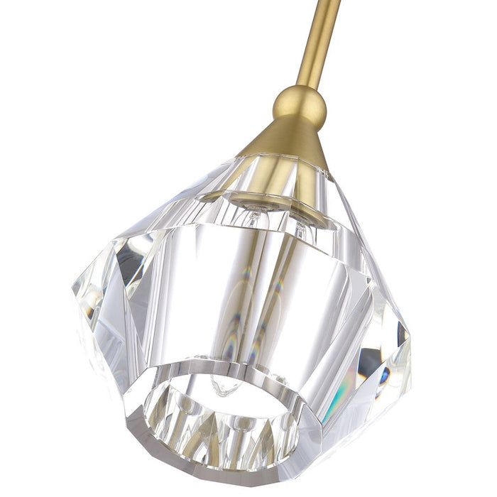 Livex Brussels 1 Light Crystal Single Pendant