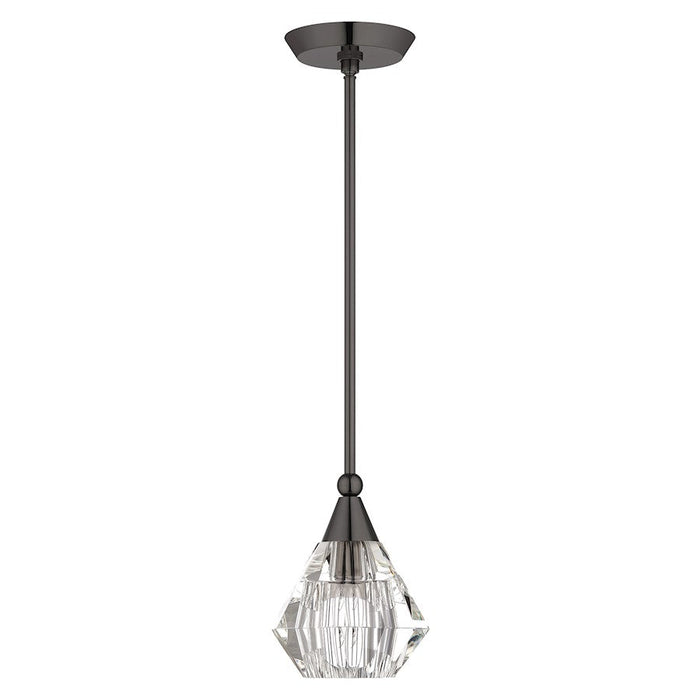 Livex Brussels 1 Light Crystal Single Pendant