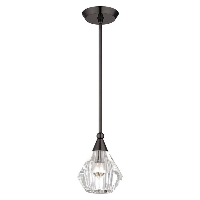 Livex Brussels 1 Light Crystal Single Pendant