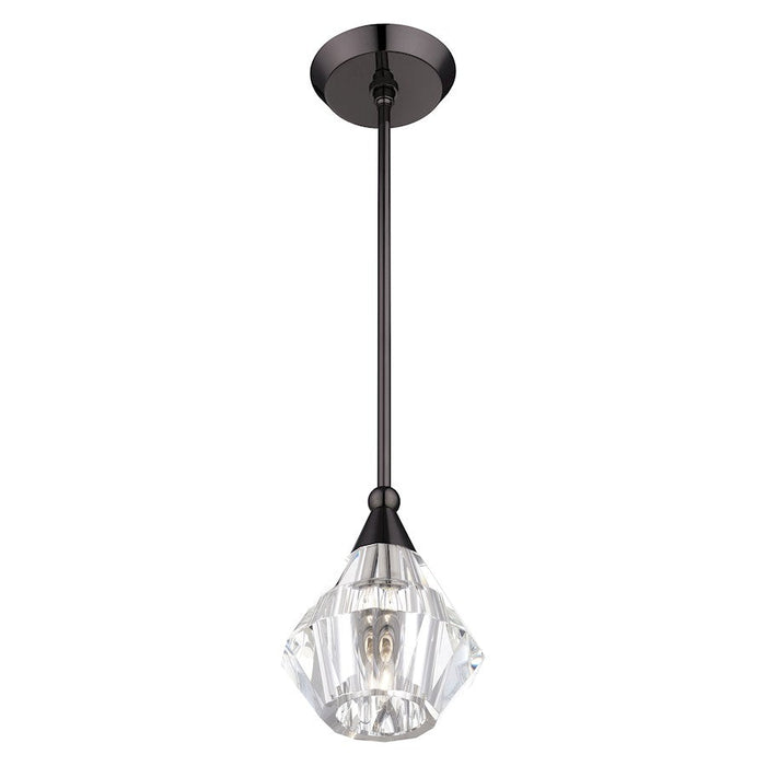 Livex Brussels 1 Light Crystal Single Pendant