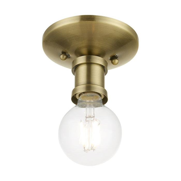 Livex Lansdale 1 Light Single Flush Mount