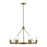 Livex Lansdale 6 Light Chandelier, Antique Brass - 47166-01