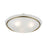 Livex Newburgh 3 Light Semi-Flush, Antique Brass/White Alabaster