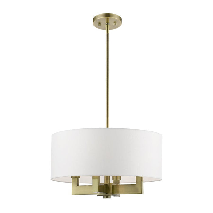 Livex Cresthaven 4 Light Pendant/Chandelier