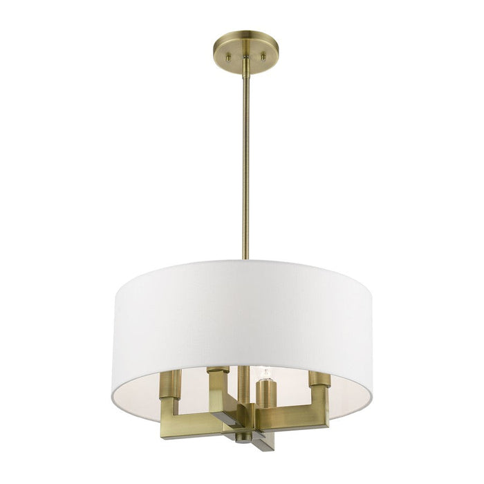 Livex Cresthaven 4 Light Pendant/Chandelier