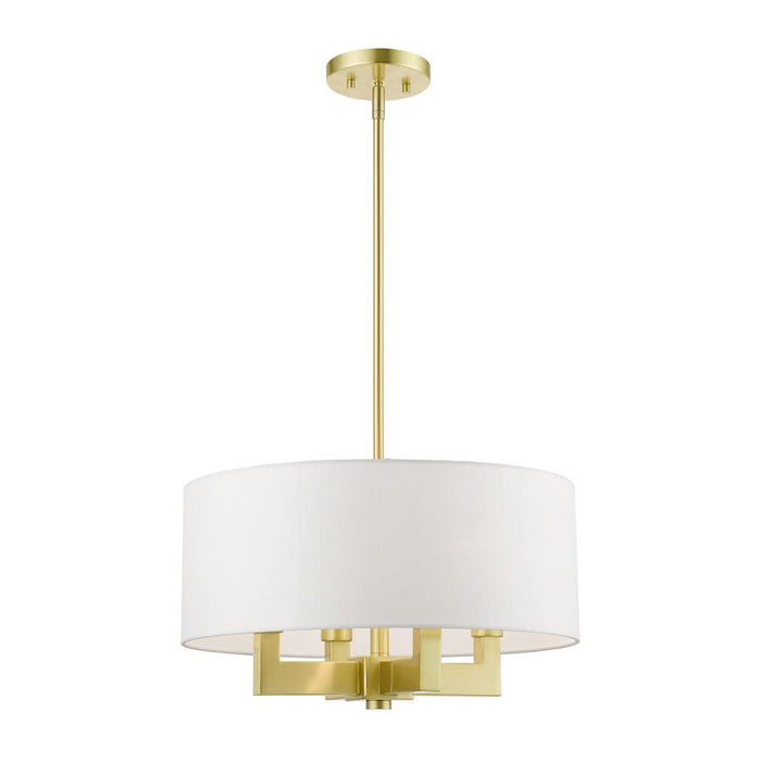 Livex Cresthaven 4 Light Pendant/Chandelier