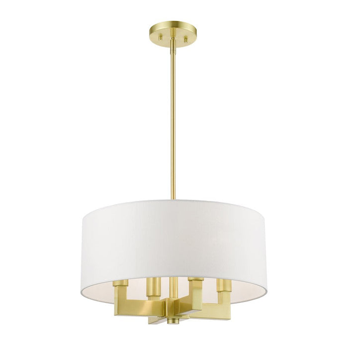 Livex Cresthaven 4 Light Pendant/Chandelier