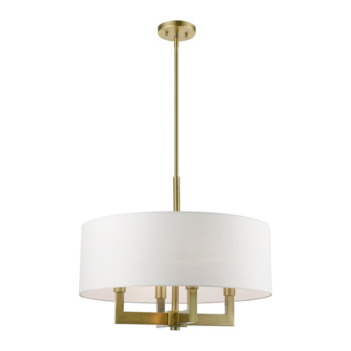 Livex Cresthaven 4 Light Pendant/Chandelier