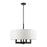 Livex Cresthaven 4 Light 24" Pendant/Chandelier, BZ/BS/OWH - 48786-07