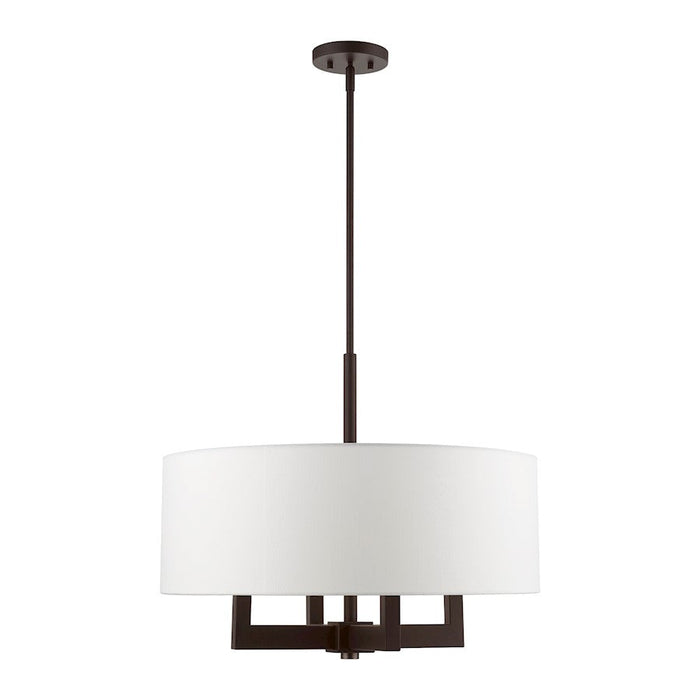 Livex Cresthaven 4 Light Pendant/Chandelier