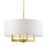 Livex Cresthaven 4 Light Pendant/Chandelier